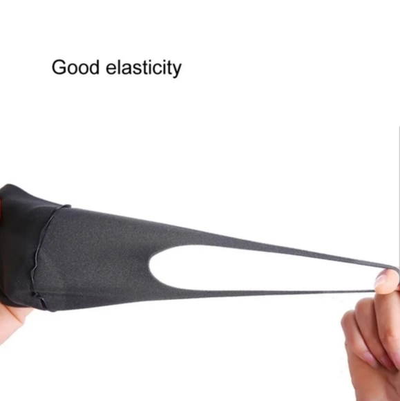 Black Reusable Fashion Face Cover - Picture 7 of 8